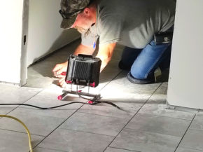 HRS tile floor install