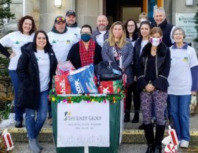 Lindy paving donation